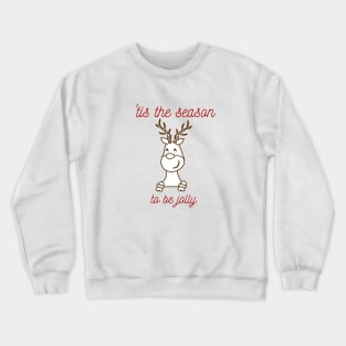 Christmas reindeer. Crewneck Sweatshirt